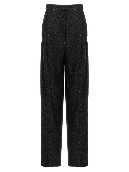 Max Mara Black Viscose Dress Pants