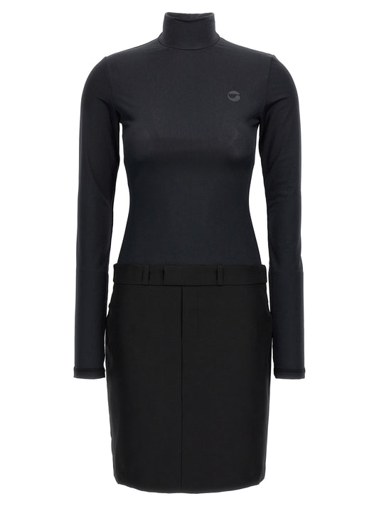 Coperni Black Polyester Short Dress