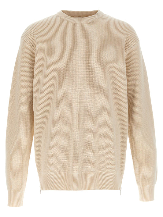 Jil Sander Beige Cotton Cardigan