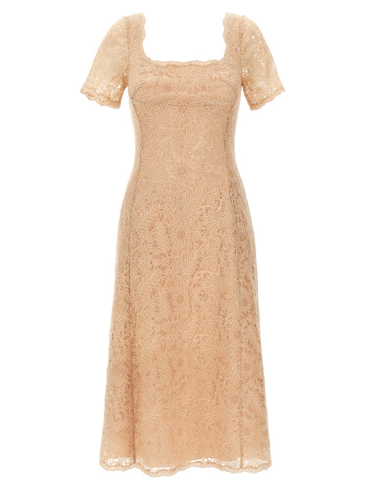 Ermanno Scervino Multicolor Polyester Midi Dress