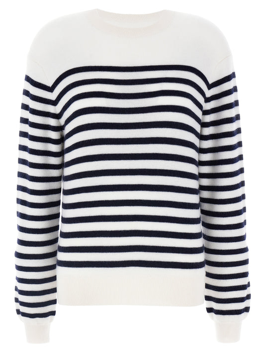 Khaite Bicolor Cashmere Cardigan