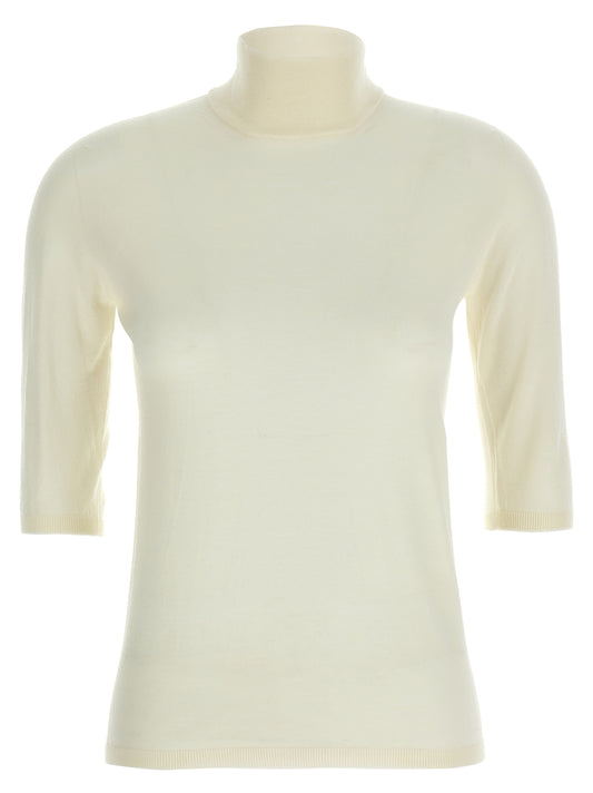 Max Mara White Virgin Wool Cardigan