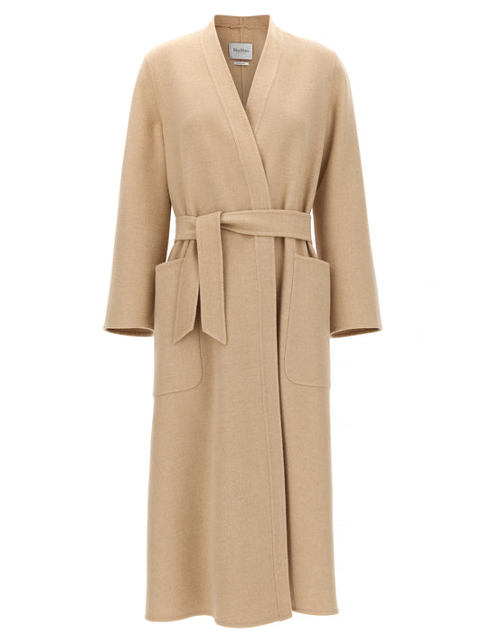 Max Mara Beige Wool Coat