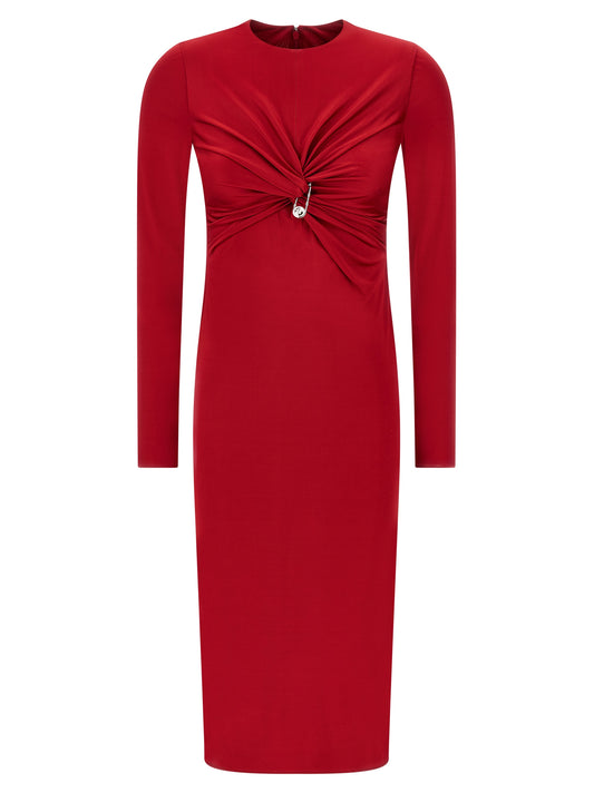 Versace Multicolor Viscose Midi Dress