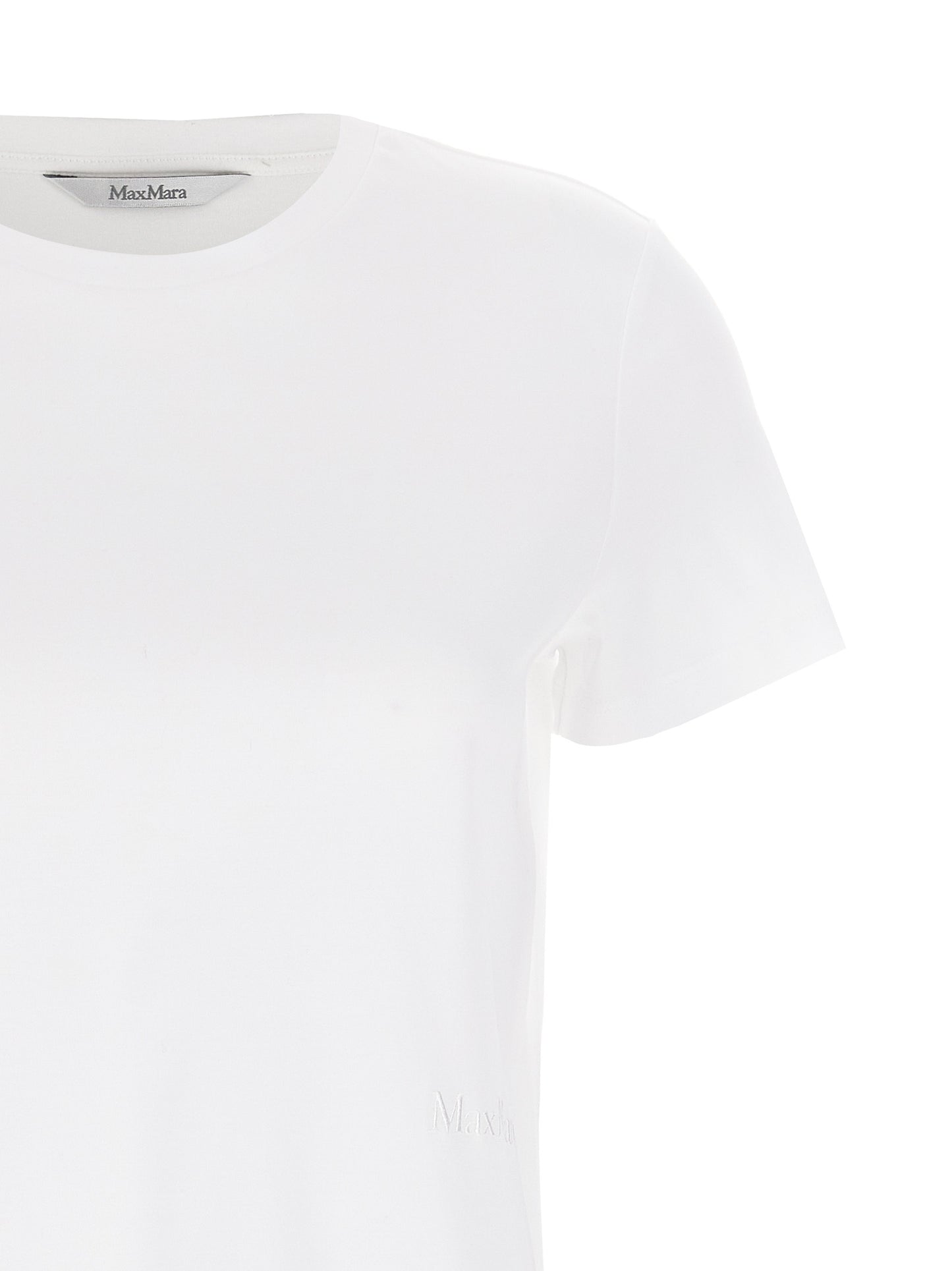 Max Mara White Cotton T-Shirt