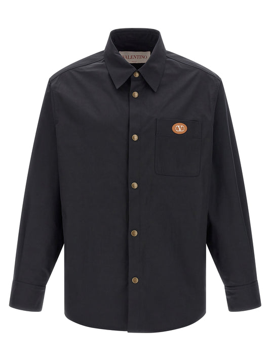 Valentino Garavani Blue Polyester Full-Length Jacket