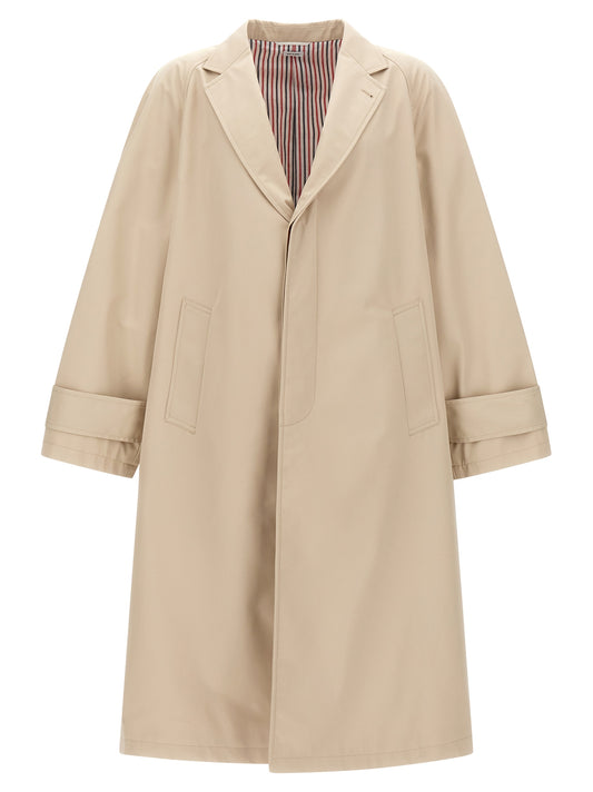 Thom Browne Beige Polyester Coat