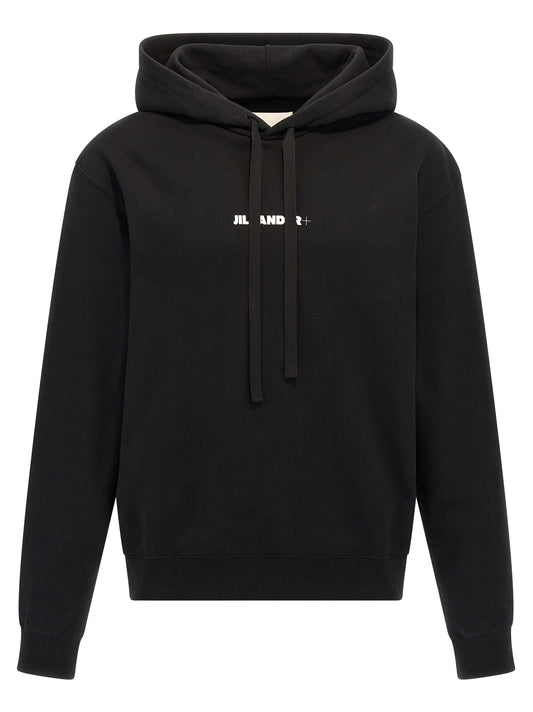 Jil Sander Black Cotton Sweatshirt