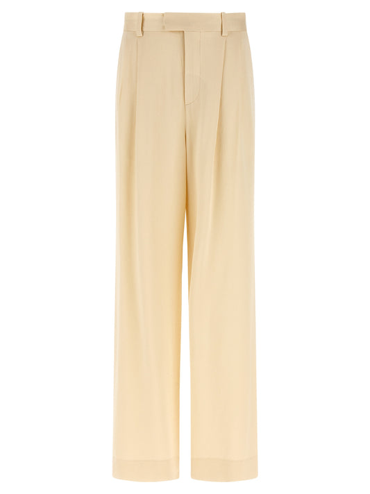 Armarium Beige Viscose Casual Pants