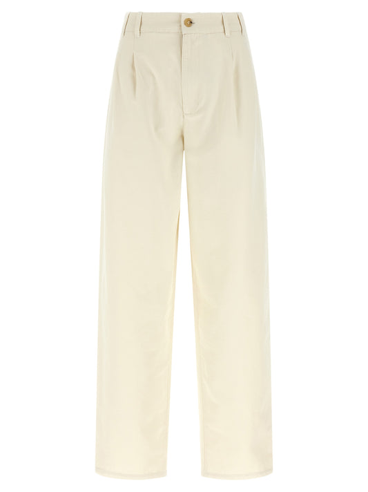 A.P.C. Beige Cotton Casual Pants