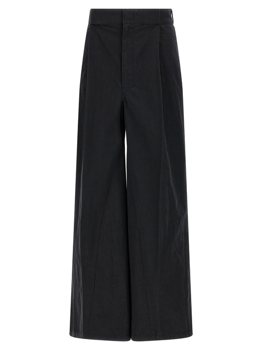 Maison Margiela Black Cotton Casual Pants