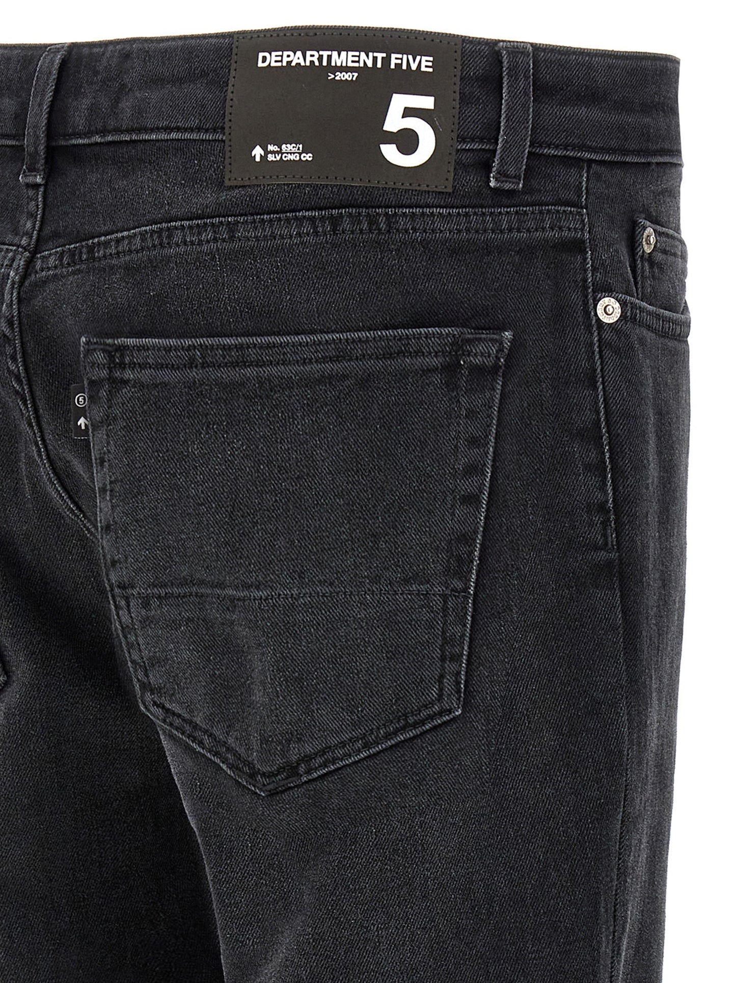 Department 5 Black Cotton Jeans Denim