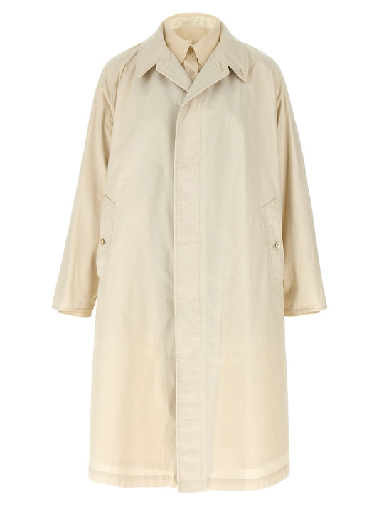 Maison Margiela Beige Cotton Coat
