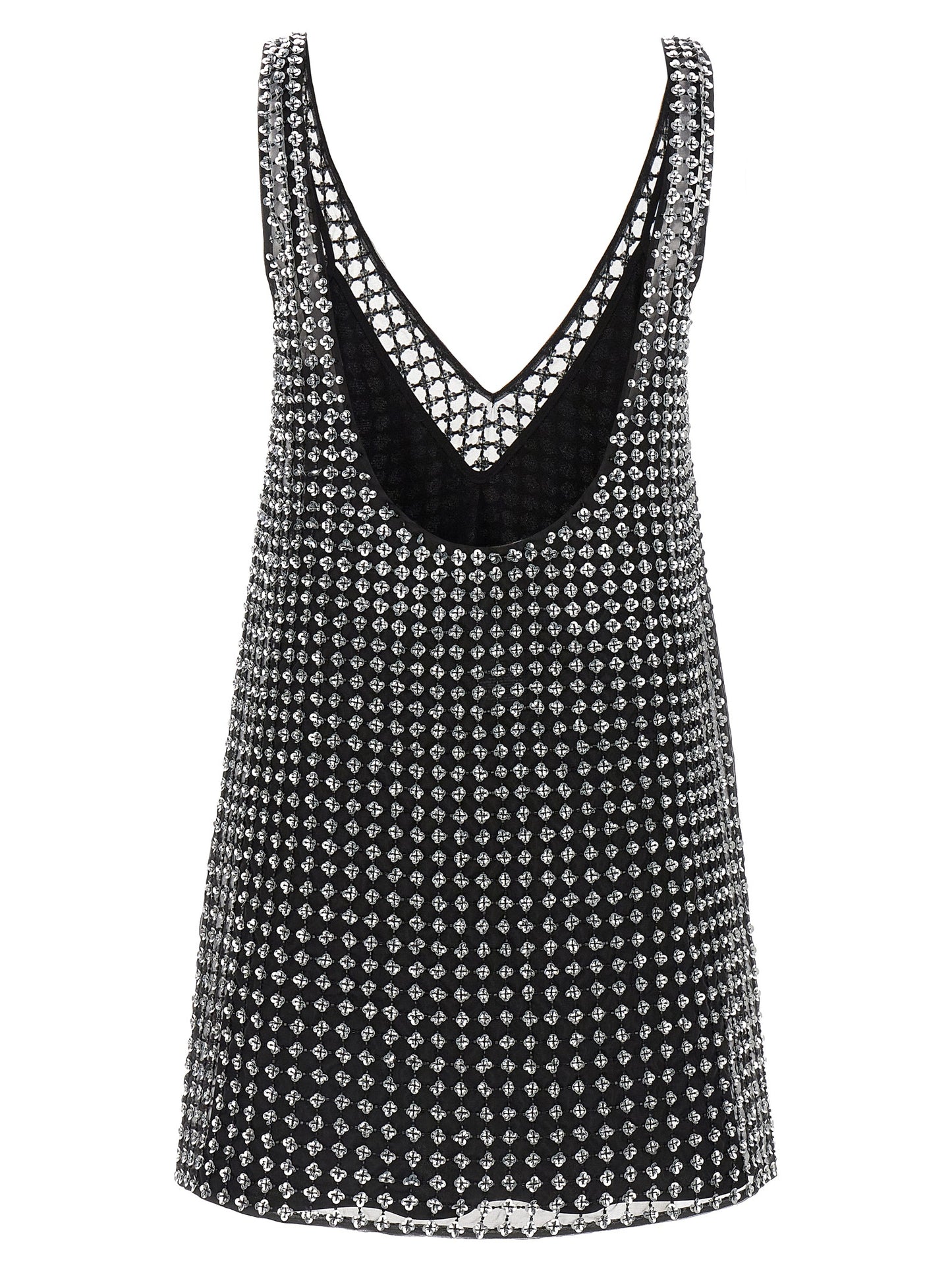 Max Mara Black Silk Short Dress