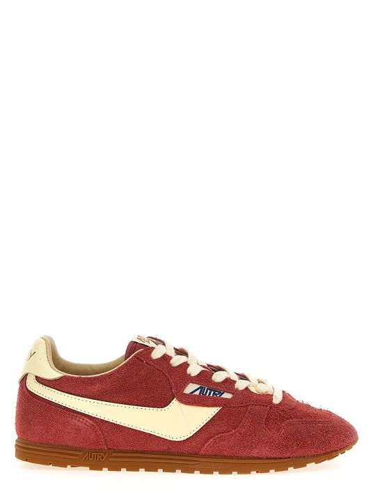 Autry Multicolor Leather Low Top Sneakers