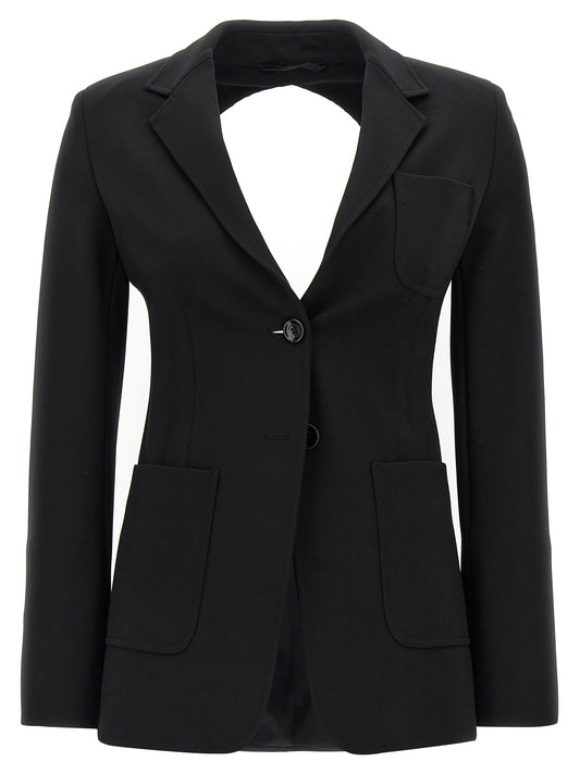 Max Mara Black Viscose Blazer