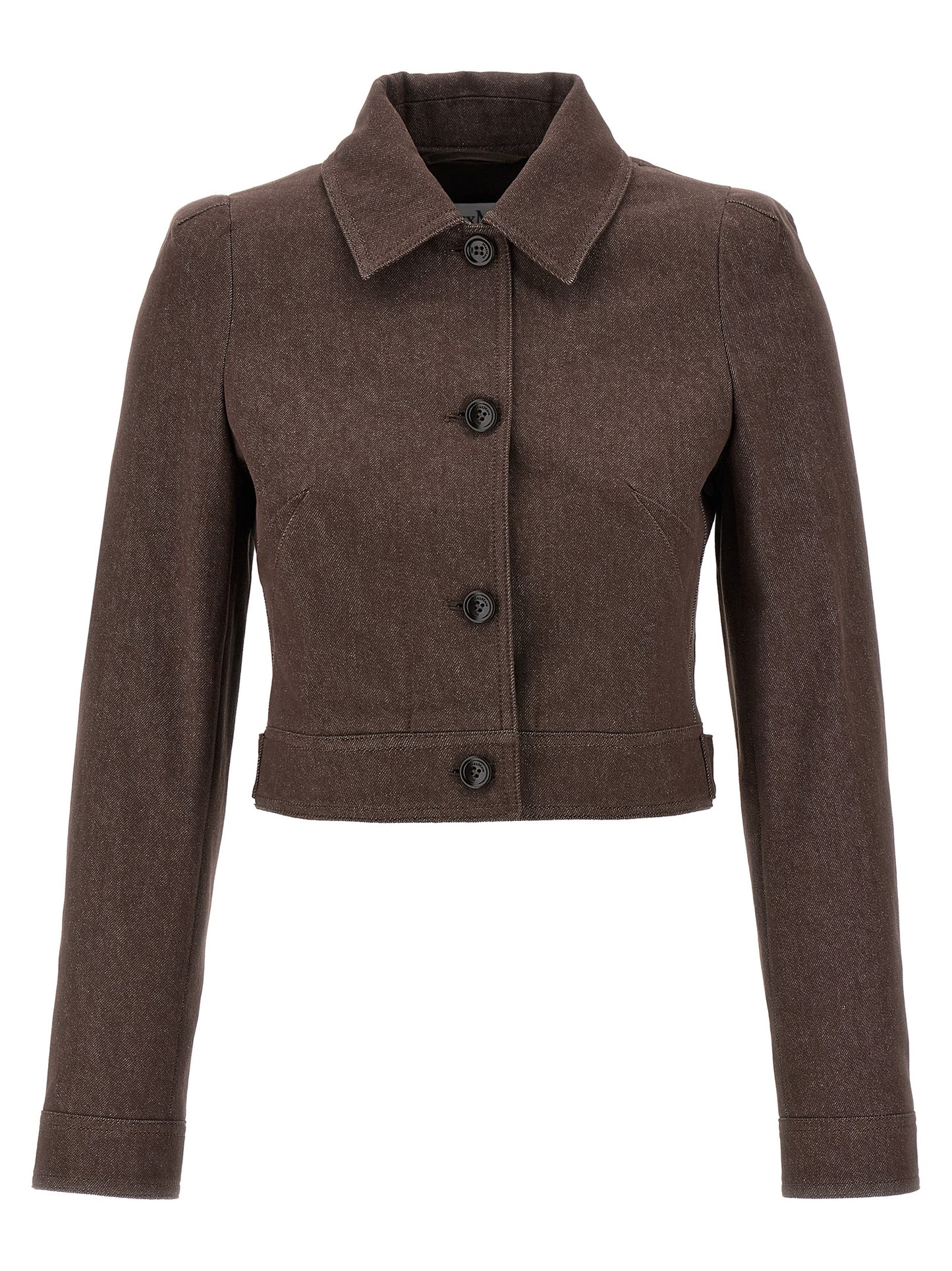 Max Mara Brown Cotton Blazer