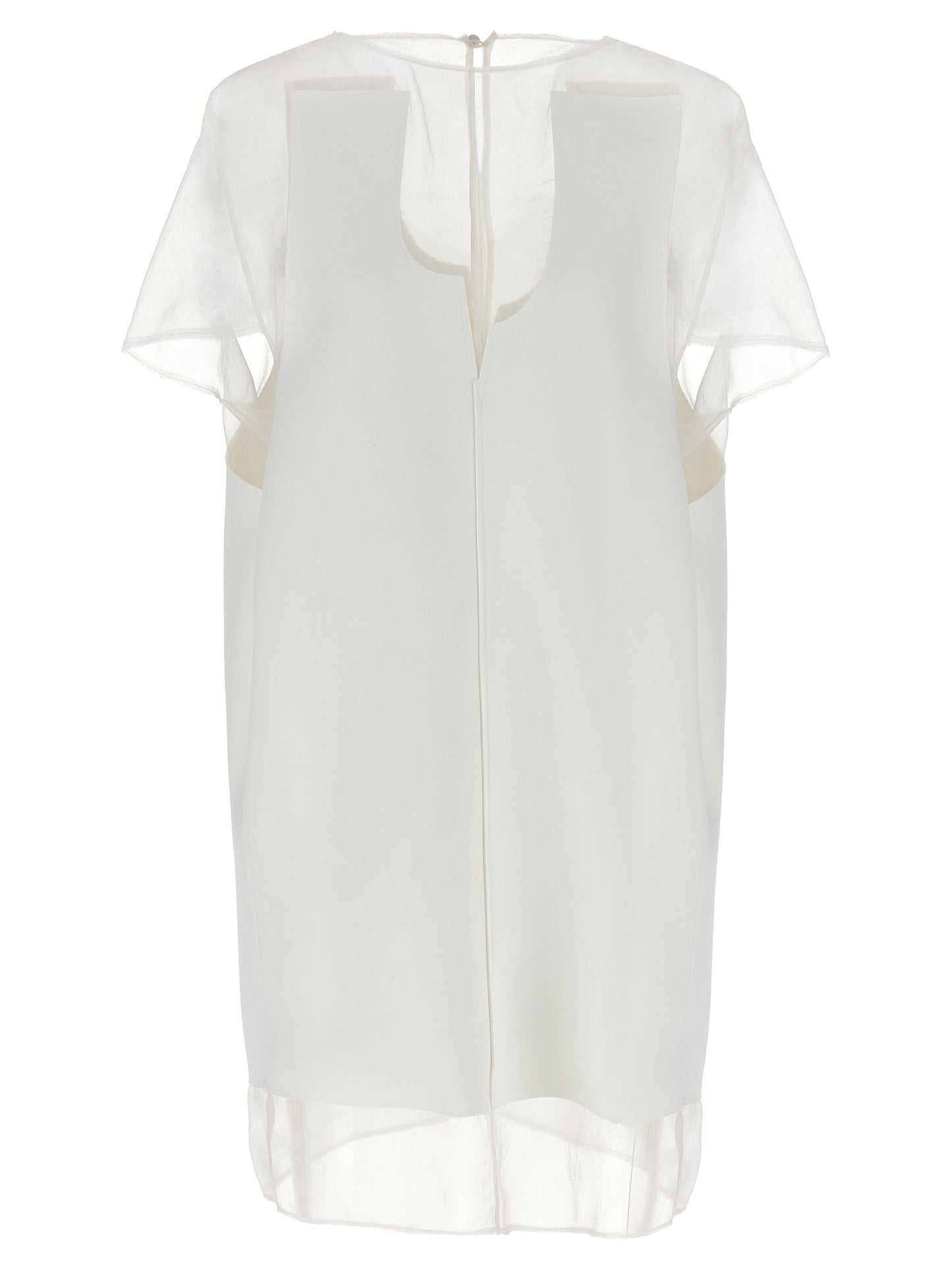 Khaite White Polyester Short Dress