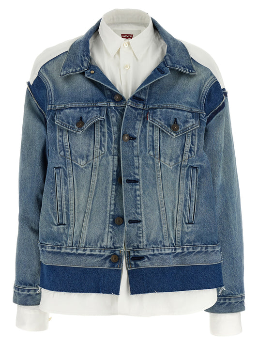 Junya Watanabe Multicolor Cotton Denim Jacket