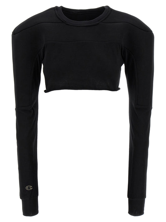 Rick Owens Black Cotton Cardigan