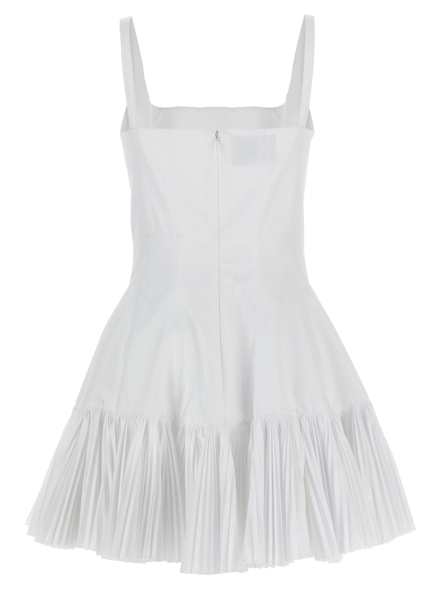 Giovanni Bedin White Polyester Short Dress