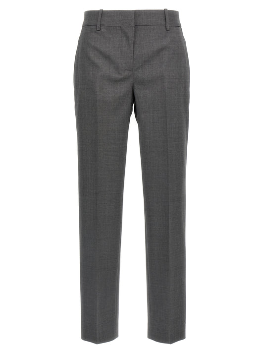 Ermanno Scervino Gray Virgin Wool Dress Pants