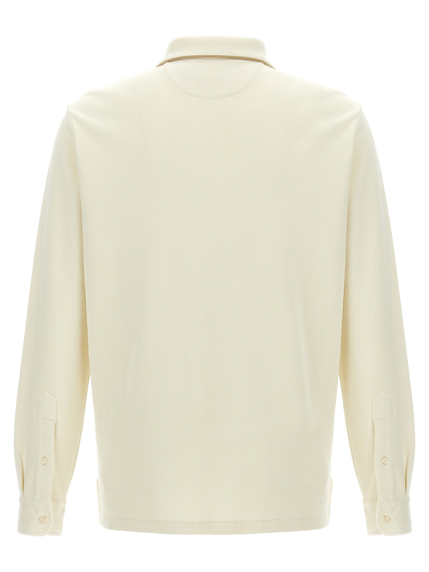 Polo Ralph Lauren Beige Cotton Polo Shirt