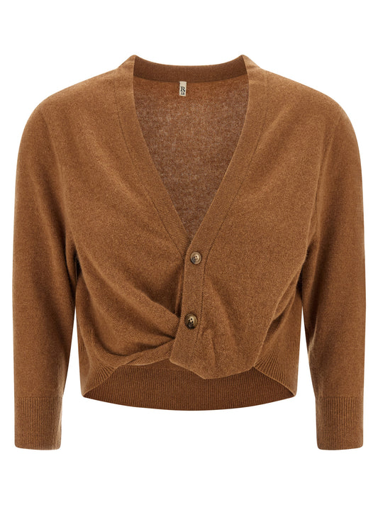 R13 Brown Cashmere Cardigan