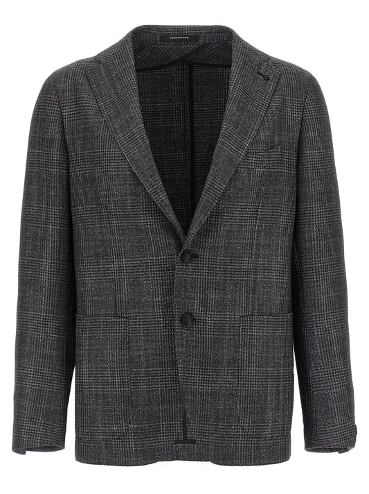 Tagliatore Gray Virgin Wool Blazer