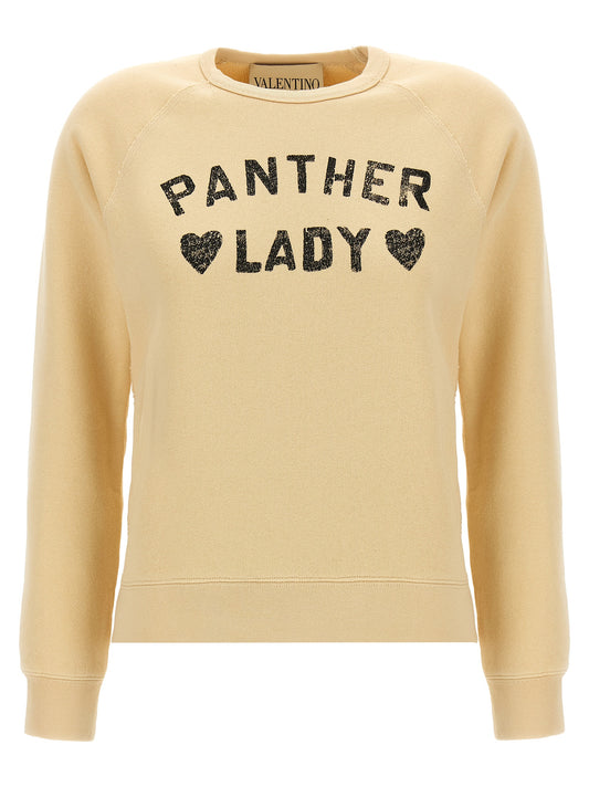 Valentino Garavani Beige Cotton Sweatshirt