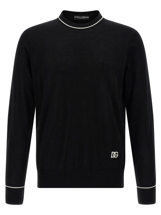 Dolce & Gabbana Black Marabou Cardigan