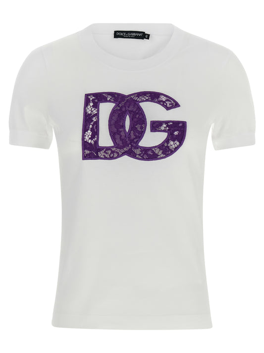 Dolce & Gabbana White Cotton T-Shirt