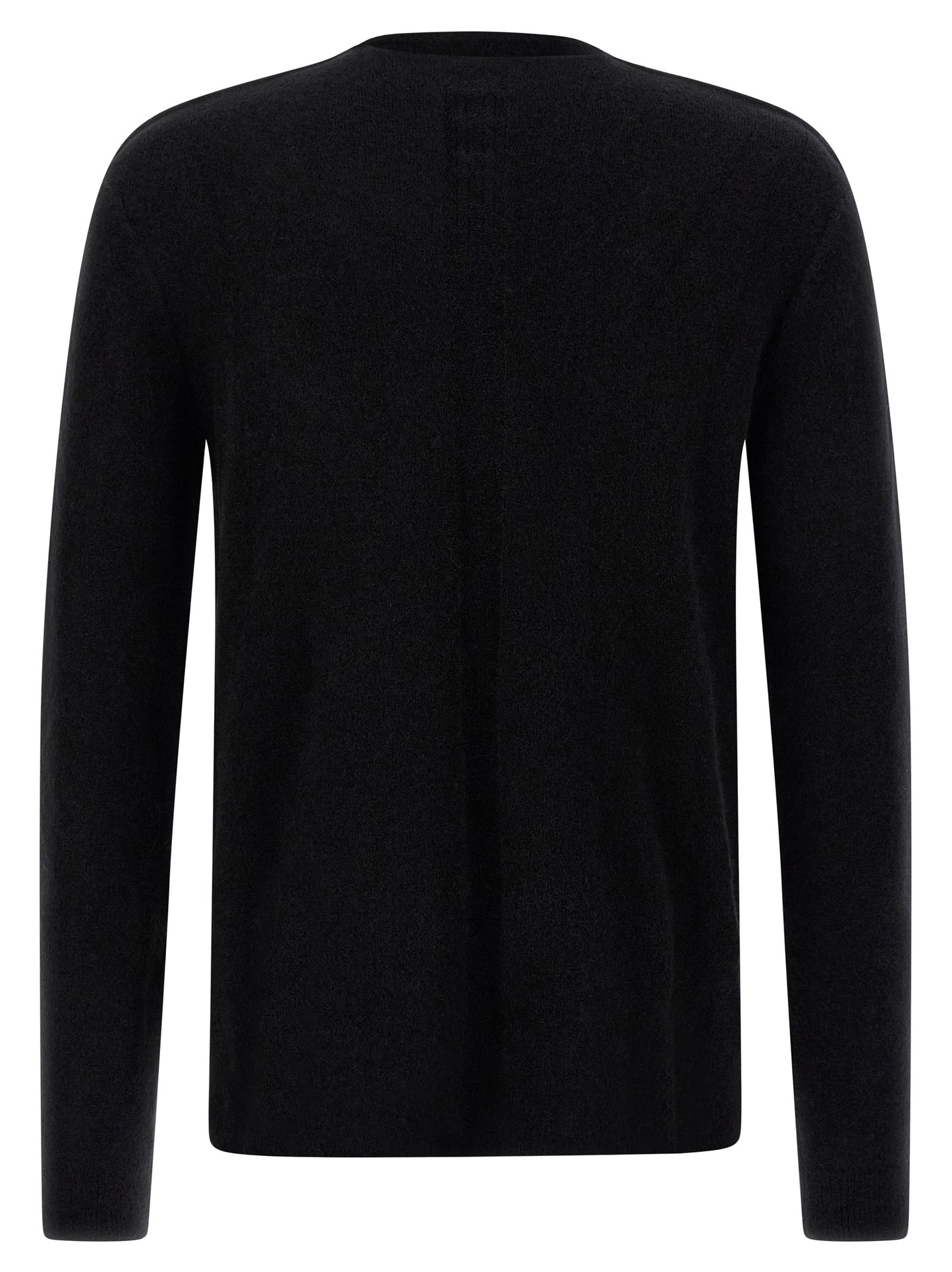 Rick Owens Black Wool Cardigan