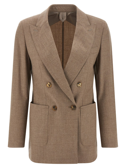 Max Mara Beige Cashmere Blazer