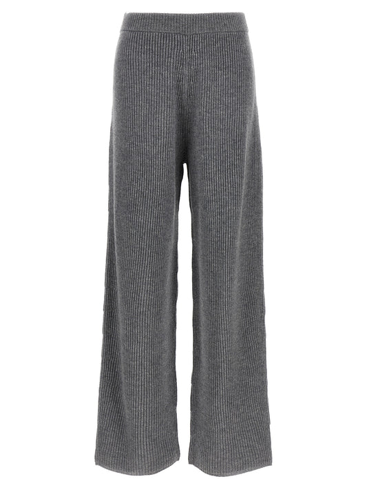 Sportmax Gray Wool Casual Pants