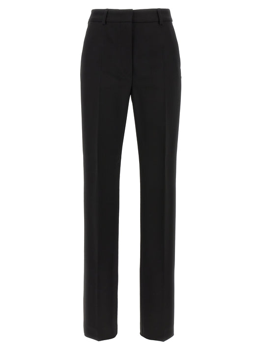 Sportmax Black Viscose Casual Pants