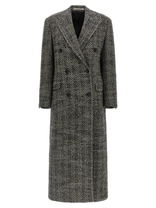 Tagliatore Multicolor Wool Coat