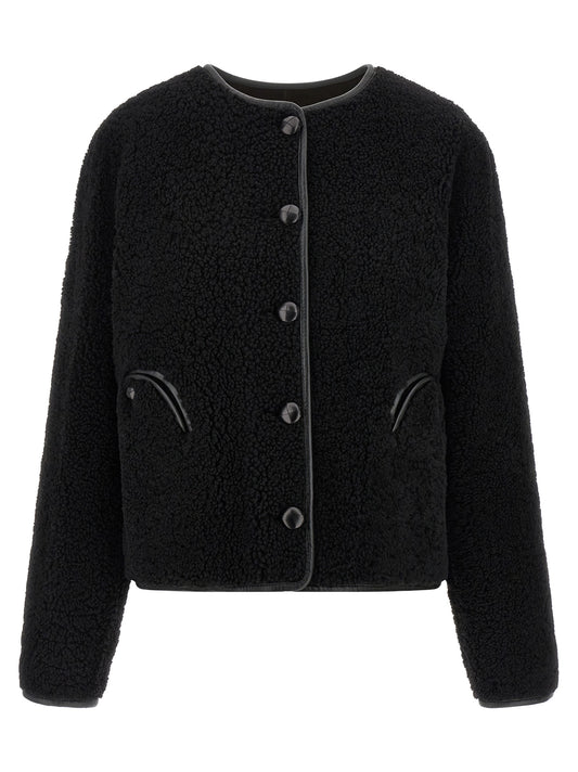Blazé Milano Black Lamb Leather Shell Jacket