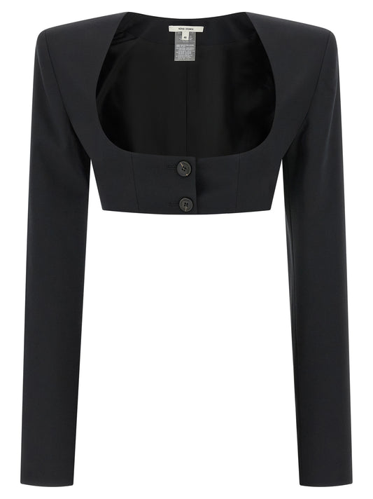 Nensi Dojaka Black Virgin Wool Blazer