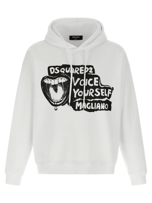 Dsquared² Bicolor Cotton Sweatshirt