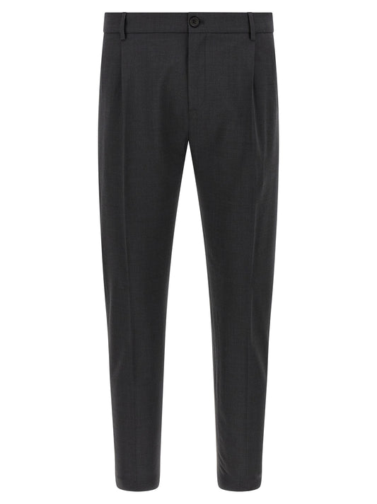 Department 5 Gray Virgin Wool Cropped Pants