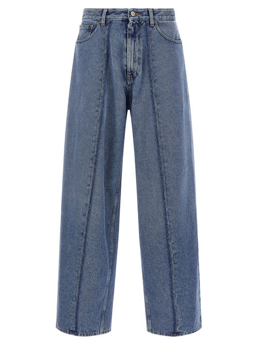 MM6 Maison Margiela Blue Cotton Jeans Denim