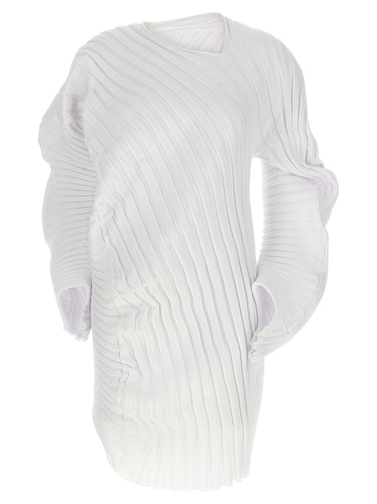 Issey Miyake White Polyester Casual Dress
