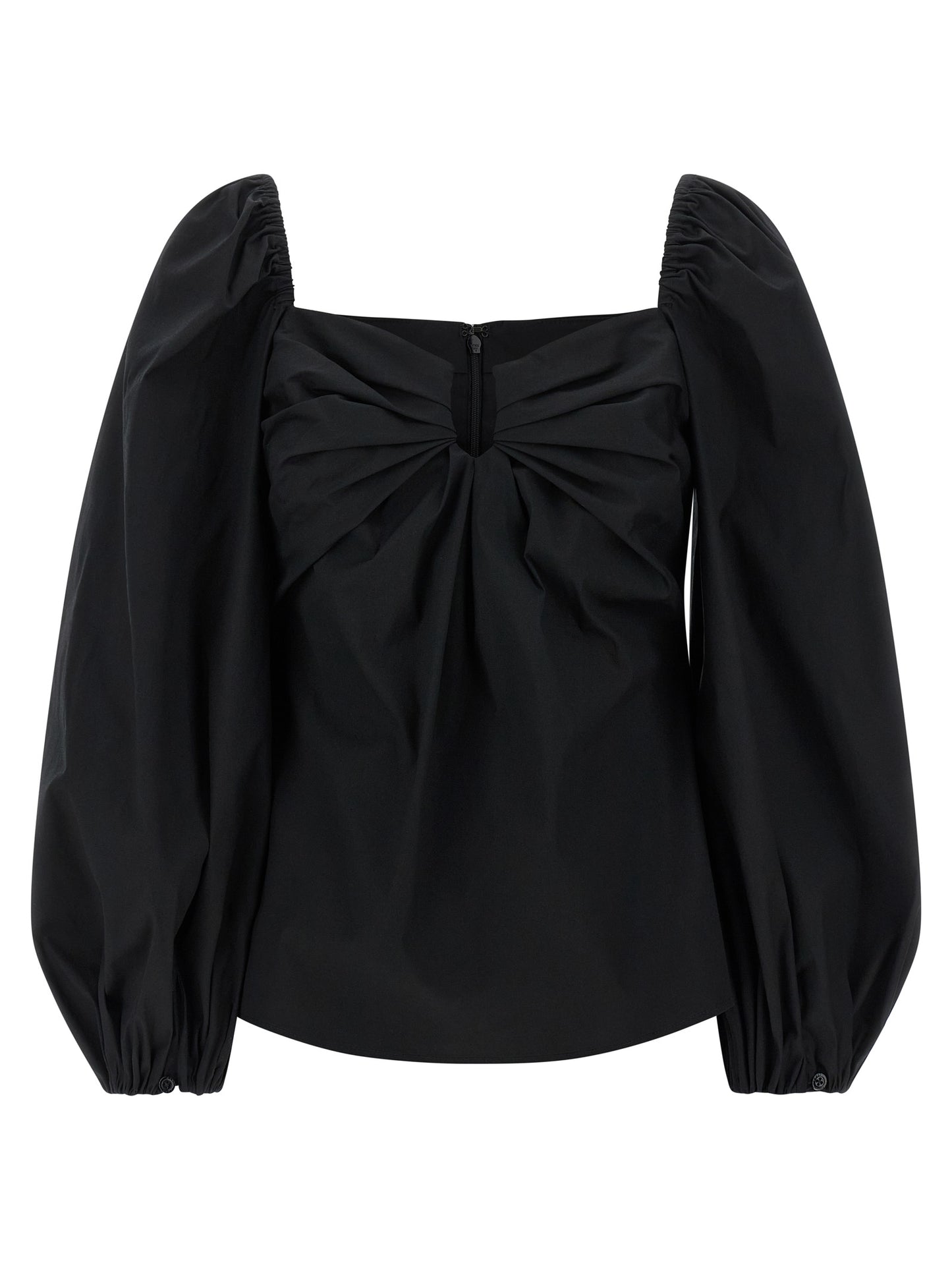 Carolina Herrera Black Cotton Tank Tops