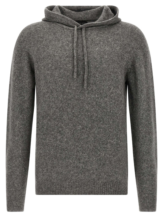 Roberto Collina Gray Virgin Wool Cardigan