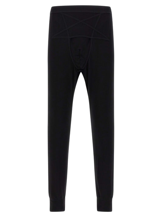 Rick Owens Black Wool Leggings