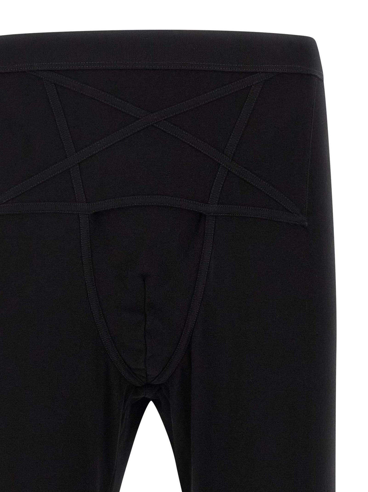 Rick Owens Black Wool Leggings