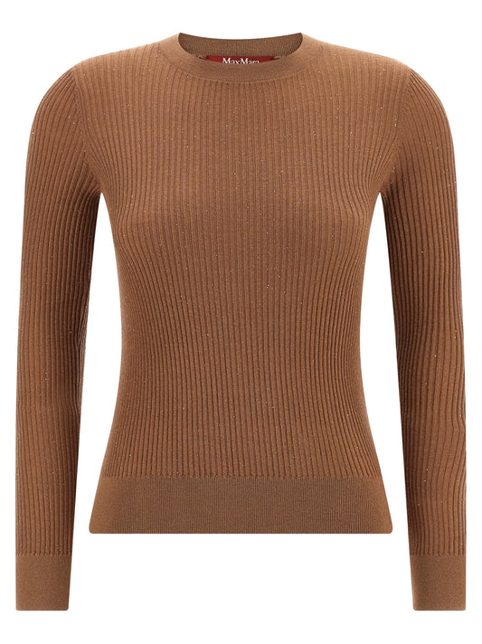 Max Mara Beige Silk Cardigan