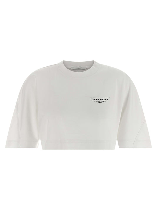 Givenchy White Cotton T-Shirt