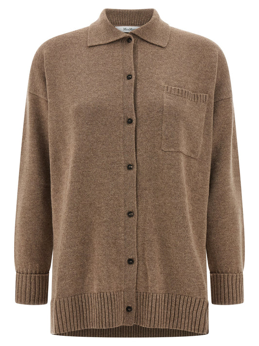 Max Mara Brown Cashmere Cardigan